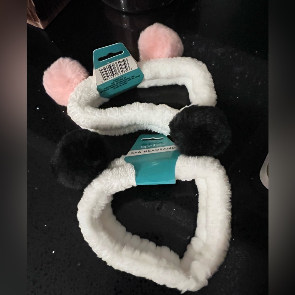 Adorable spa headbands NEW X 2 - Picture 2 of 2